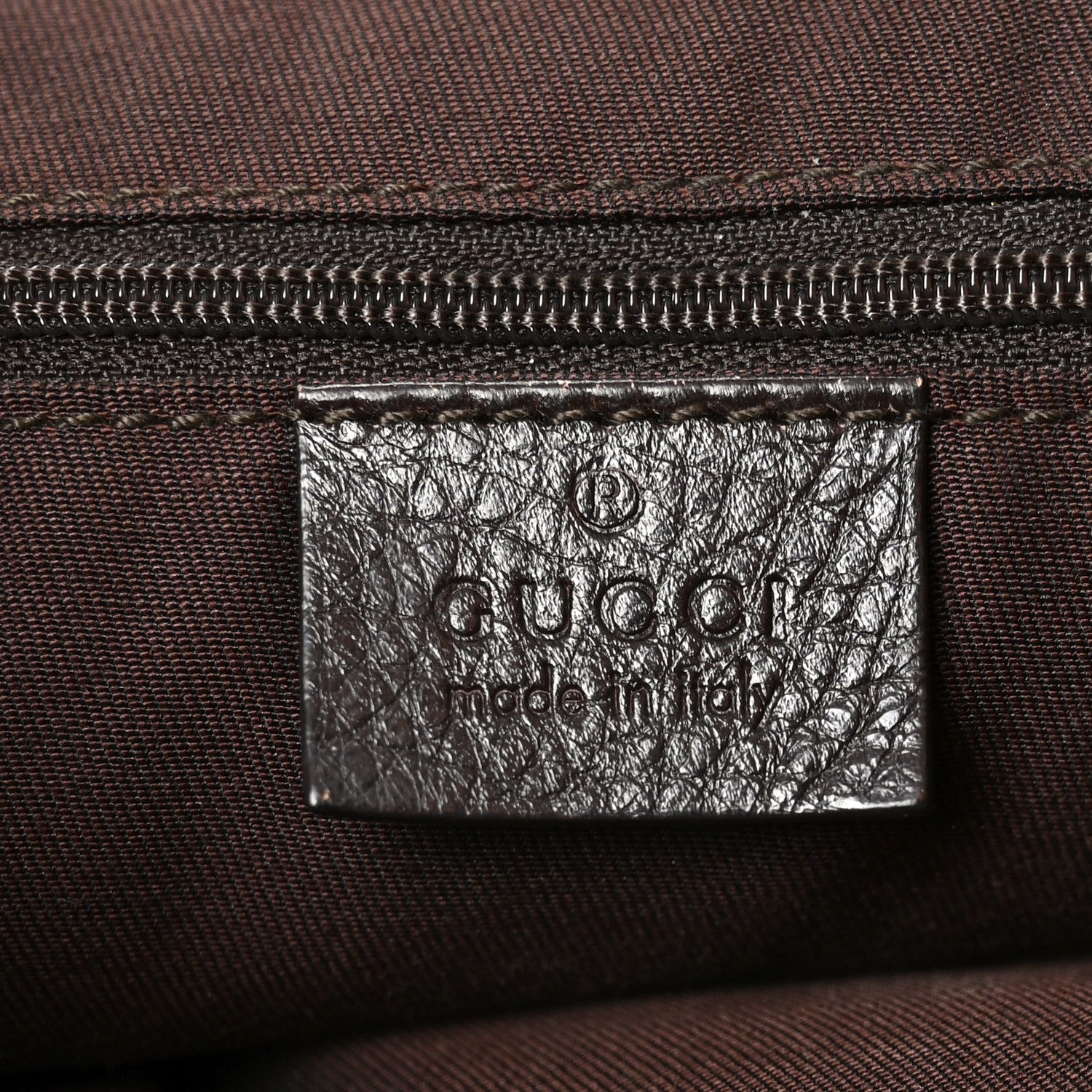 Monogram Large New Ladies Web Hobo Dark Brown