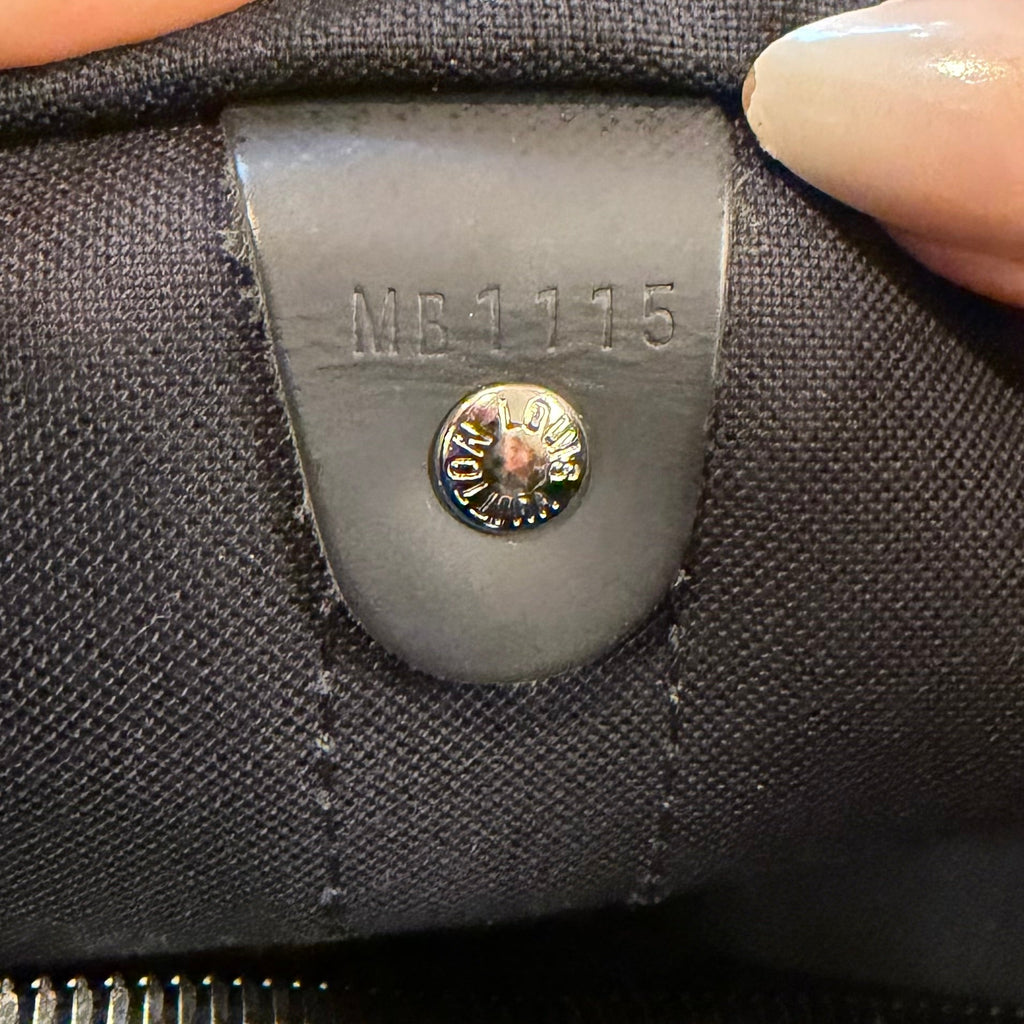LOUIS VUITTON Keepall Bandoulière 55 Damier Graphite Canvas