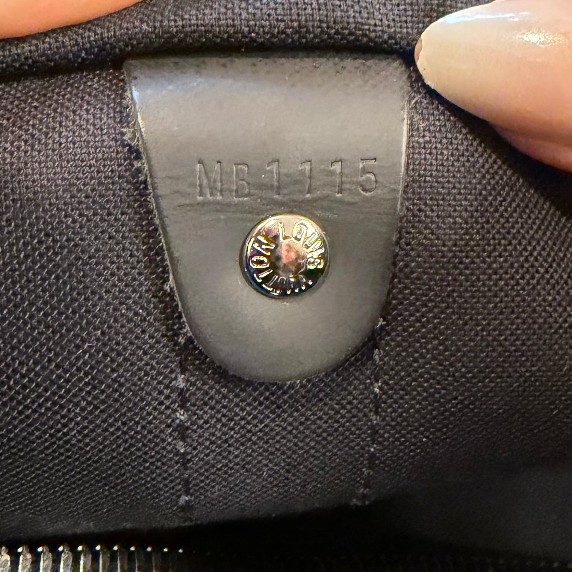 LOUIS VUITTON Keepall Bandoulière 55 Damier Graphite Canvas