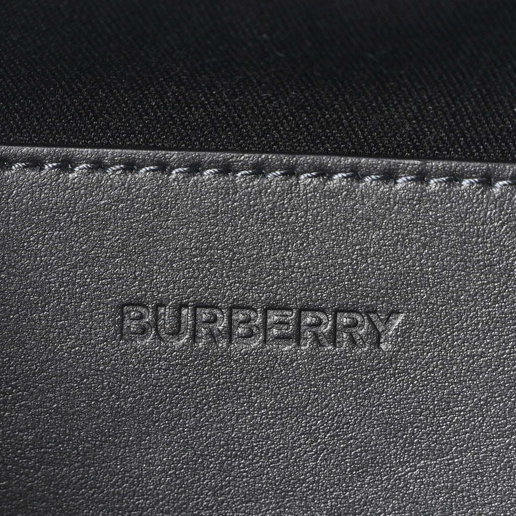 Charcoal Check Calfskin Sonny Bum Bag Charcoal
