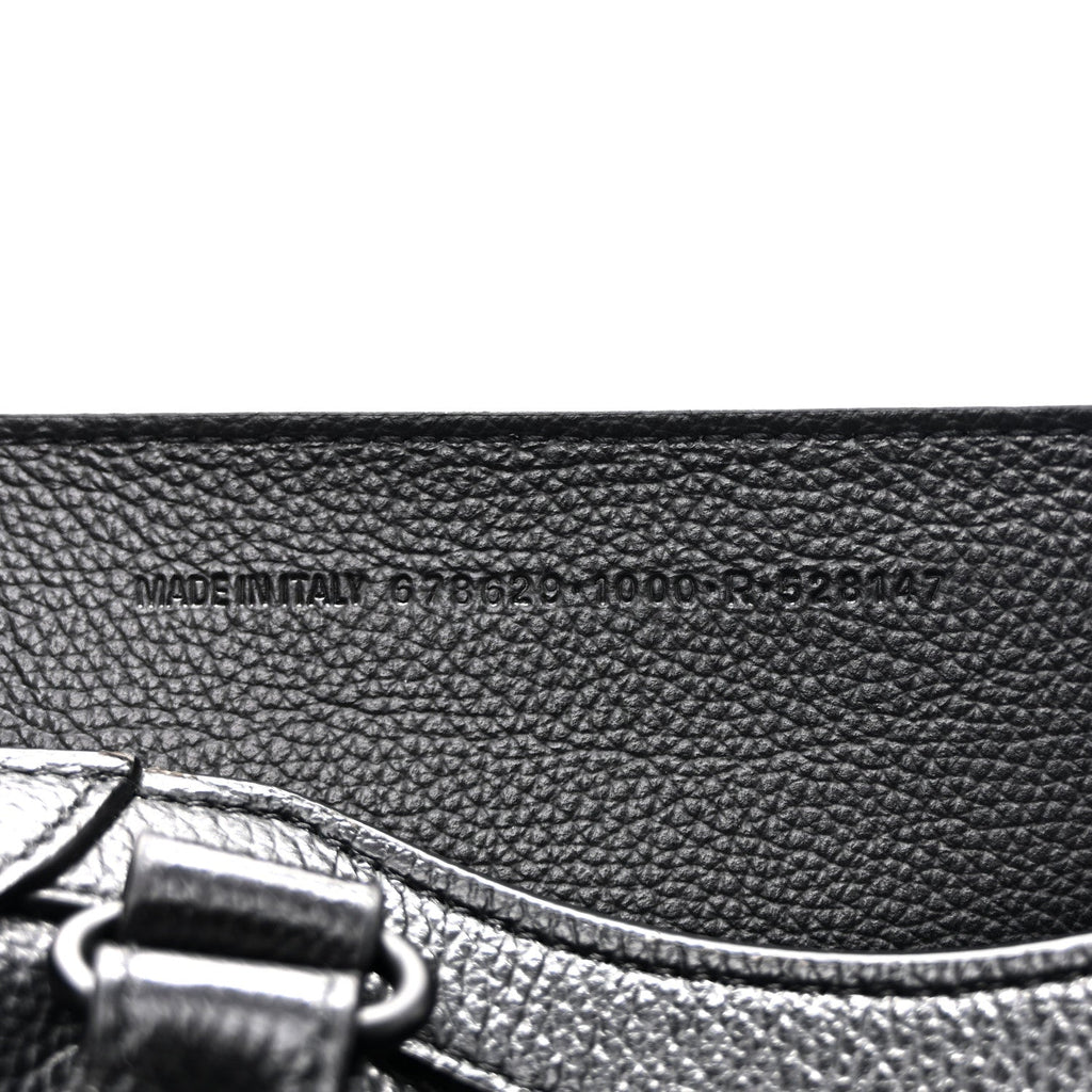Grained Calfskin Neo Classic Black Hardware S City Black