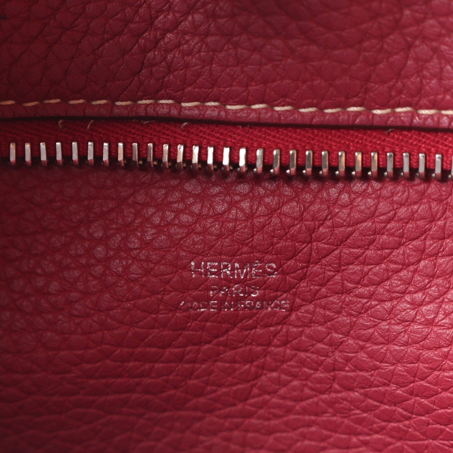 Taurillon Clemence Sac Good News GM Rubis