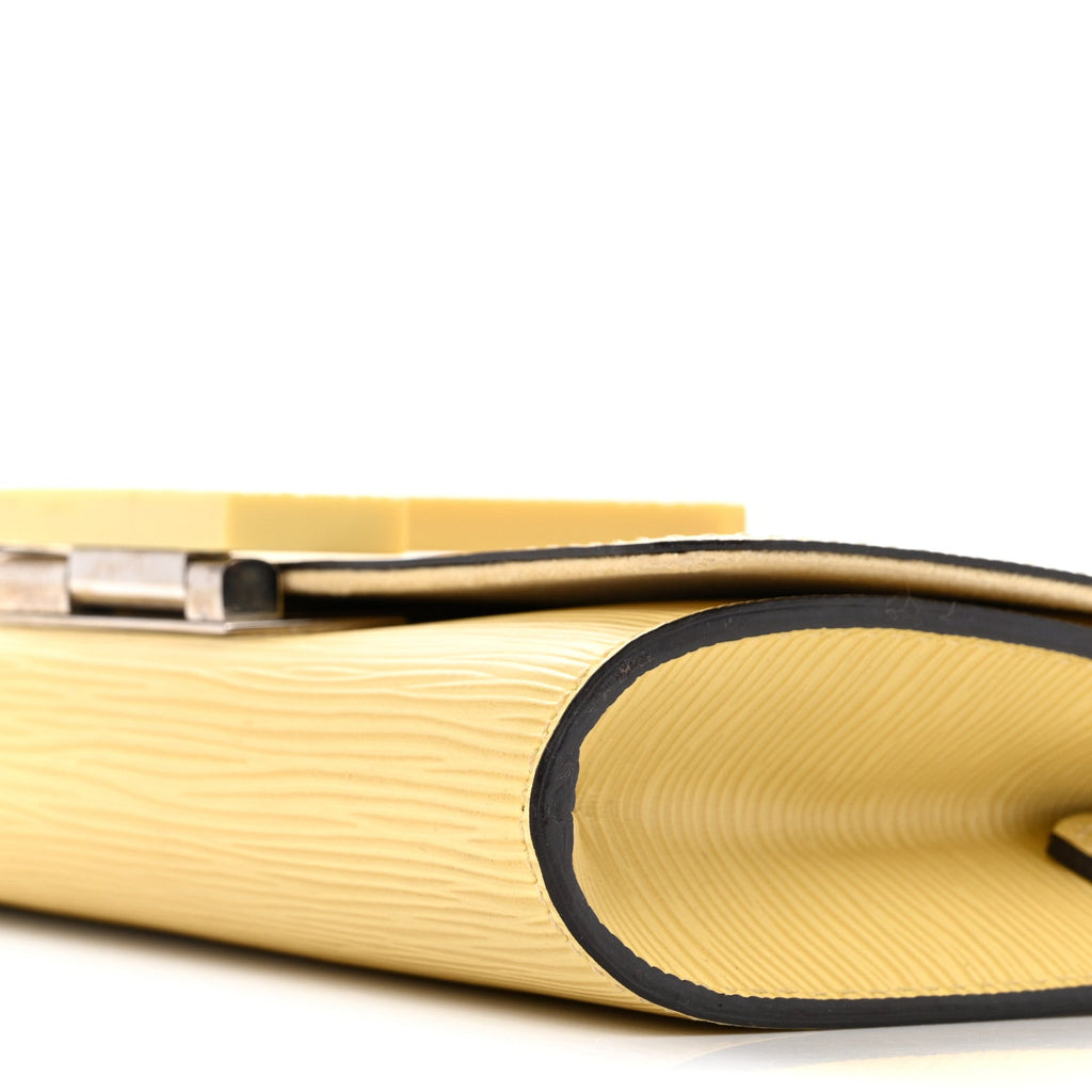 Epi Louise Strap PM Jaune Pale