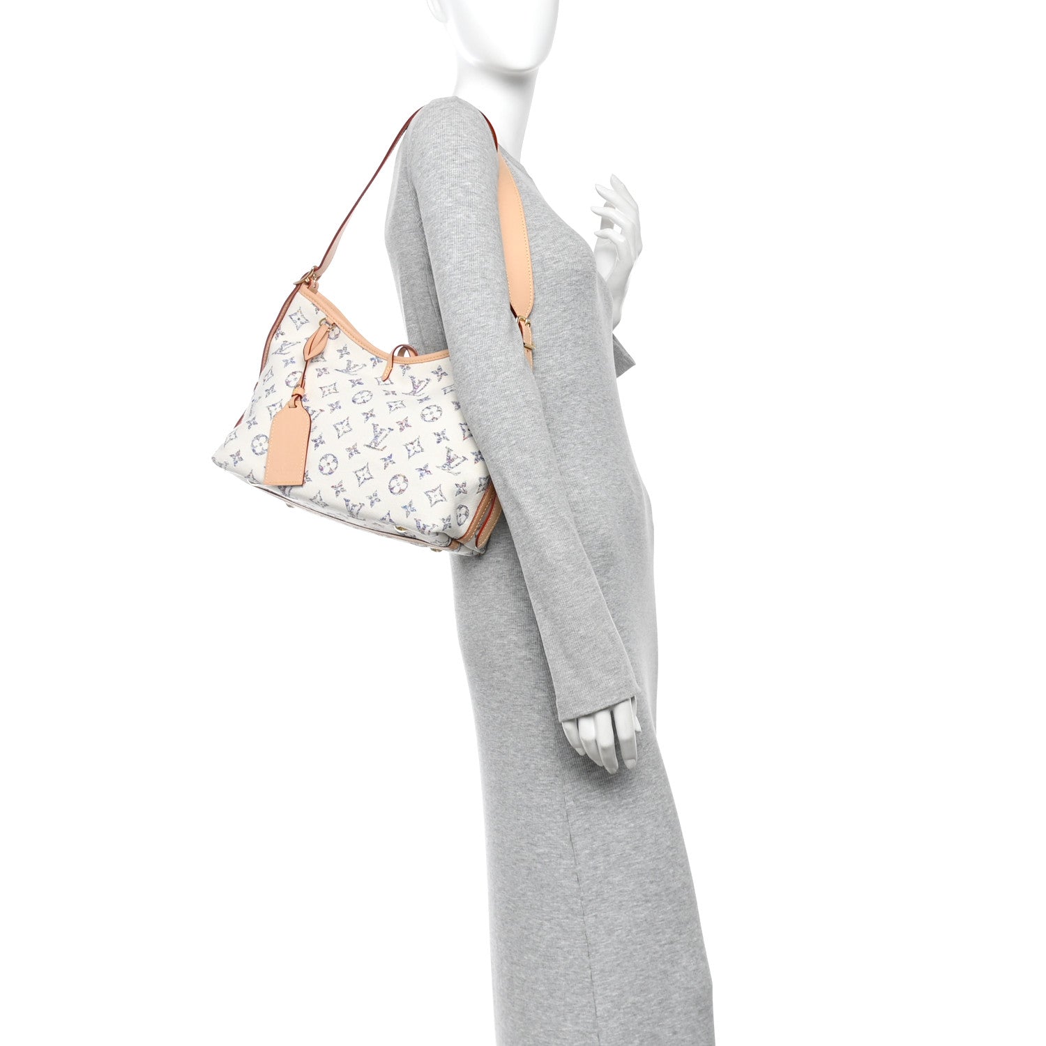 Monogram Jacquard CarryAll PM Multicolor Beige