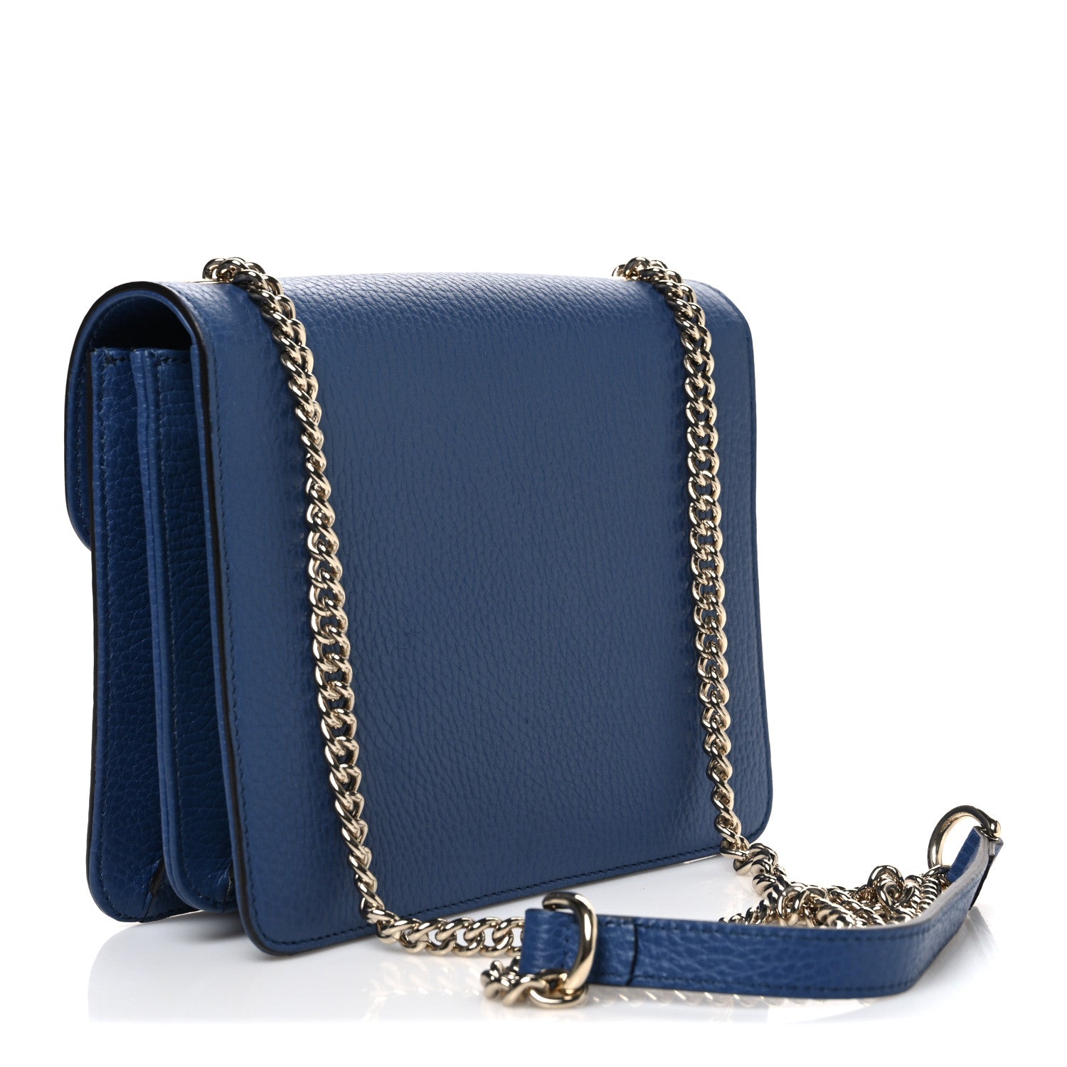 Dollar Calfskin Small Interlocking G Shoulder Bag Caspian