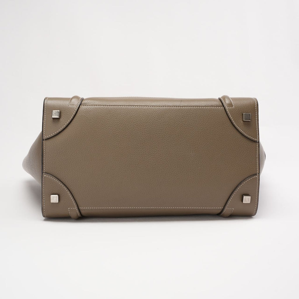 Celine Luggage Medium Tote Gray 2014