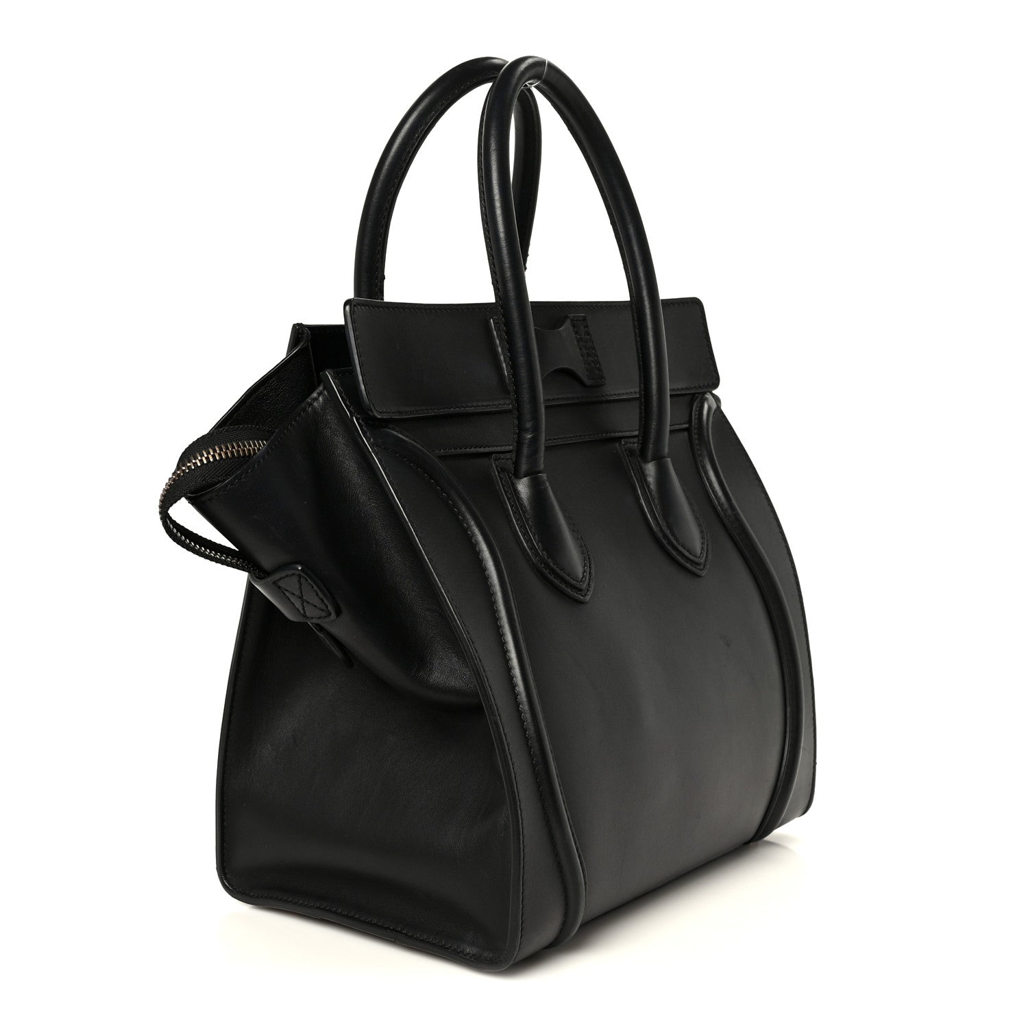 Smooth Calfskin Mini Luggage Black