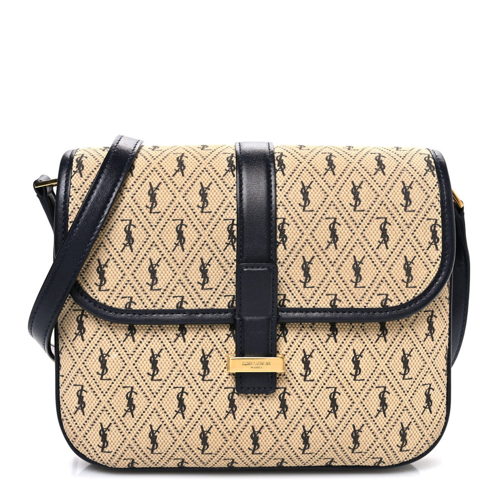Canvas Small Le Monogramme Satchel Beige Black