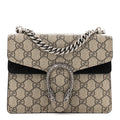 GG Supreme Monogram Mini Dionysus Shoulder Bag Black