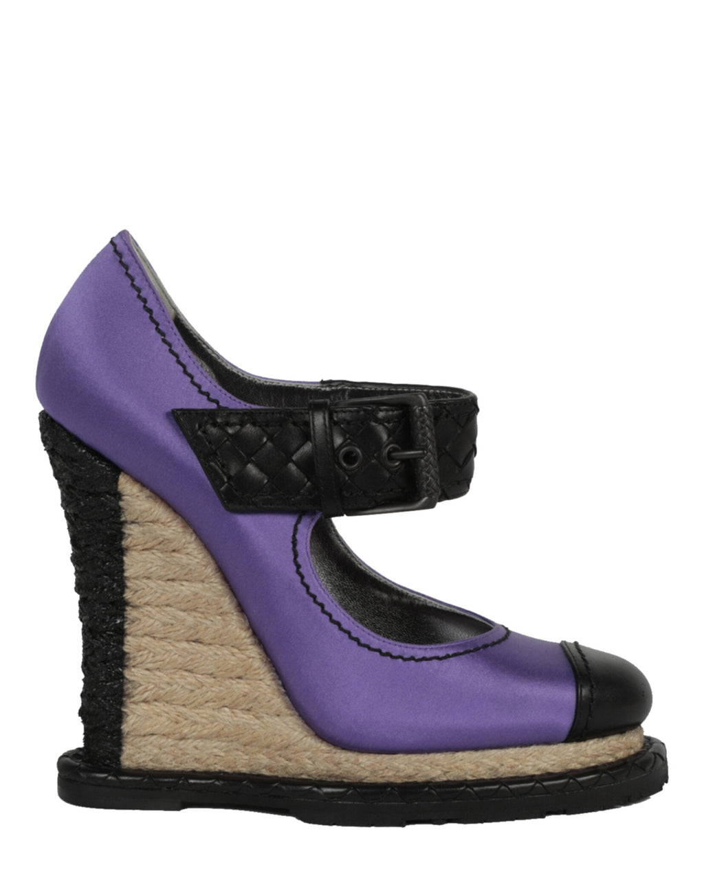 Bottega Veneta Womens Mary Jane Espedrille Wedge