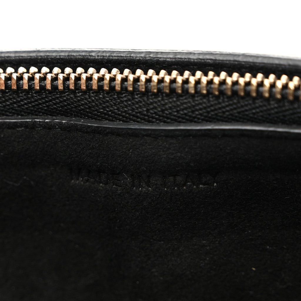 Calfskin Saddle Belt Bag Black