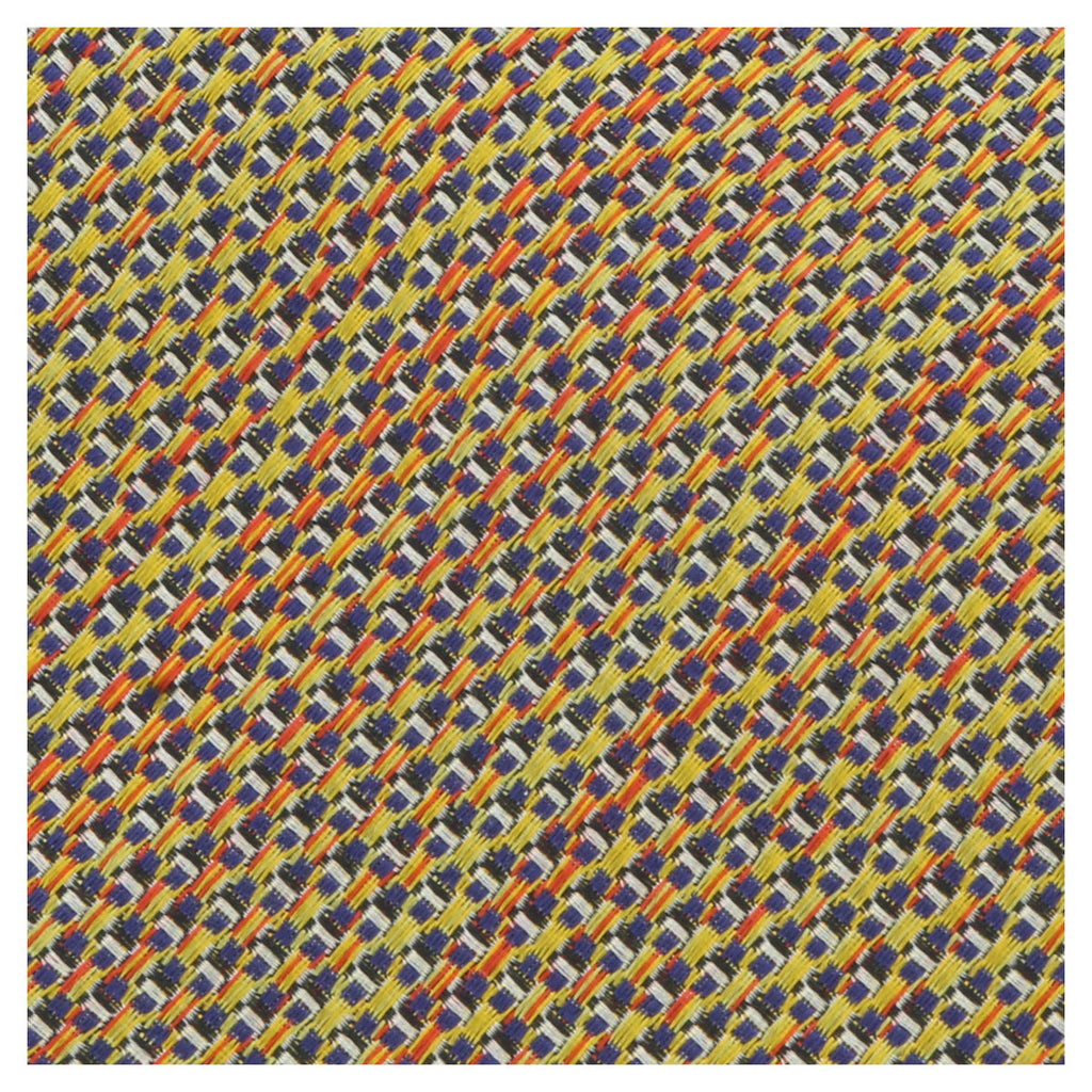 Missoni U4313 Gold/Red Basketweave 100% Silk Tie