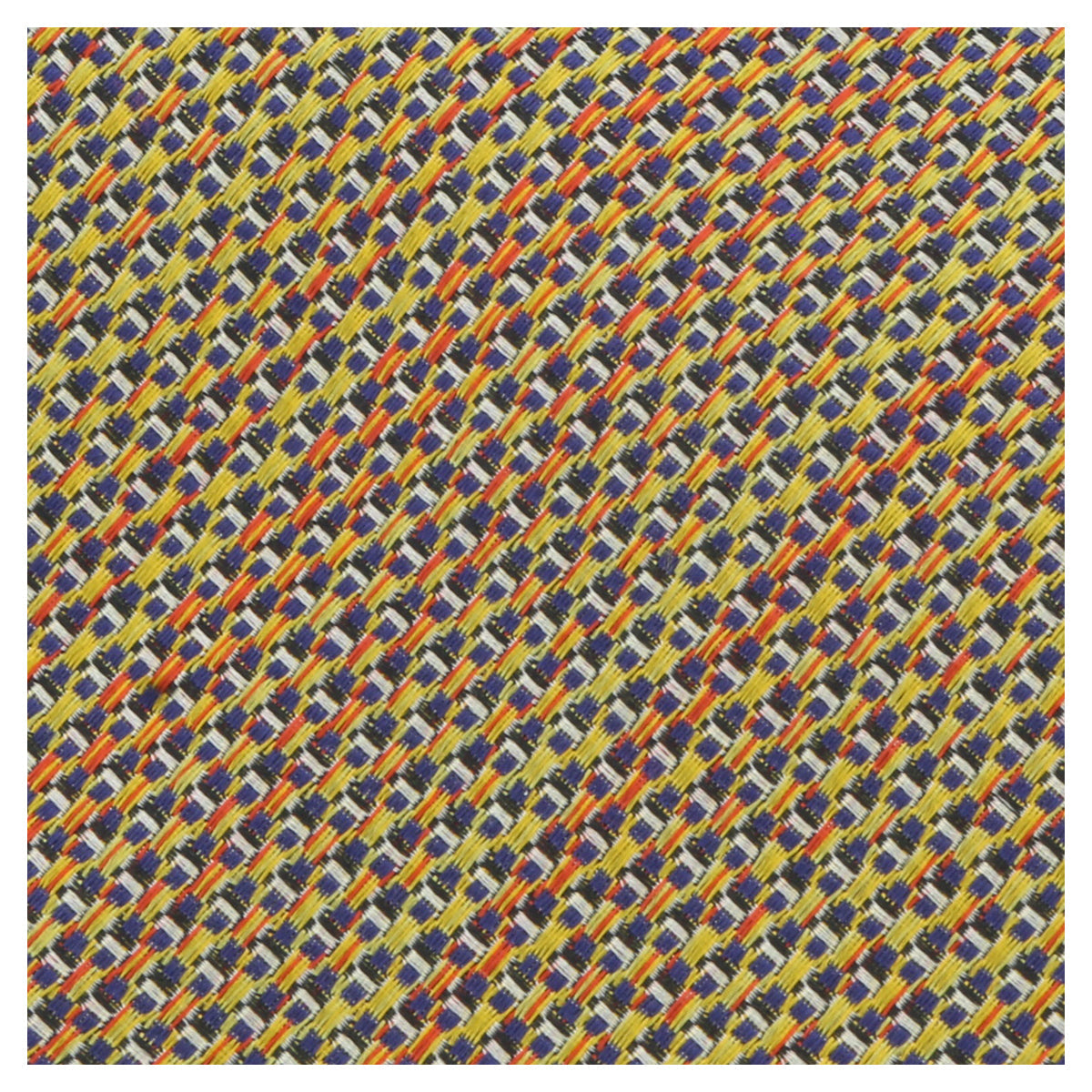 Missoni U4313 Gold/Red Basketweave 100% Silk Tie