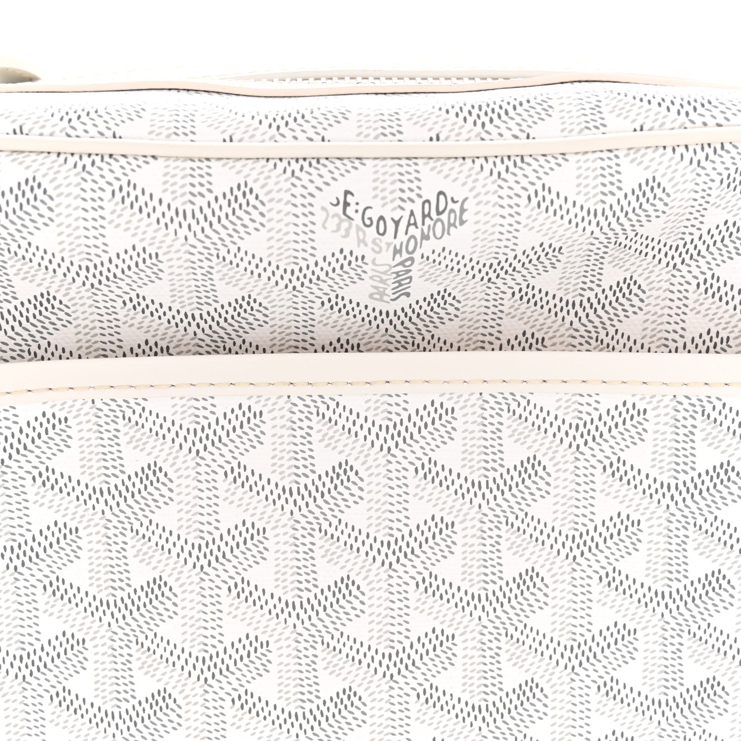 Goyardine Sac Cap Vert White