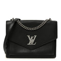 Soft Calfskin My Lockme Chain Bag BB Black