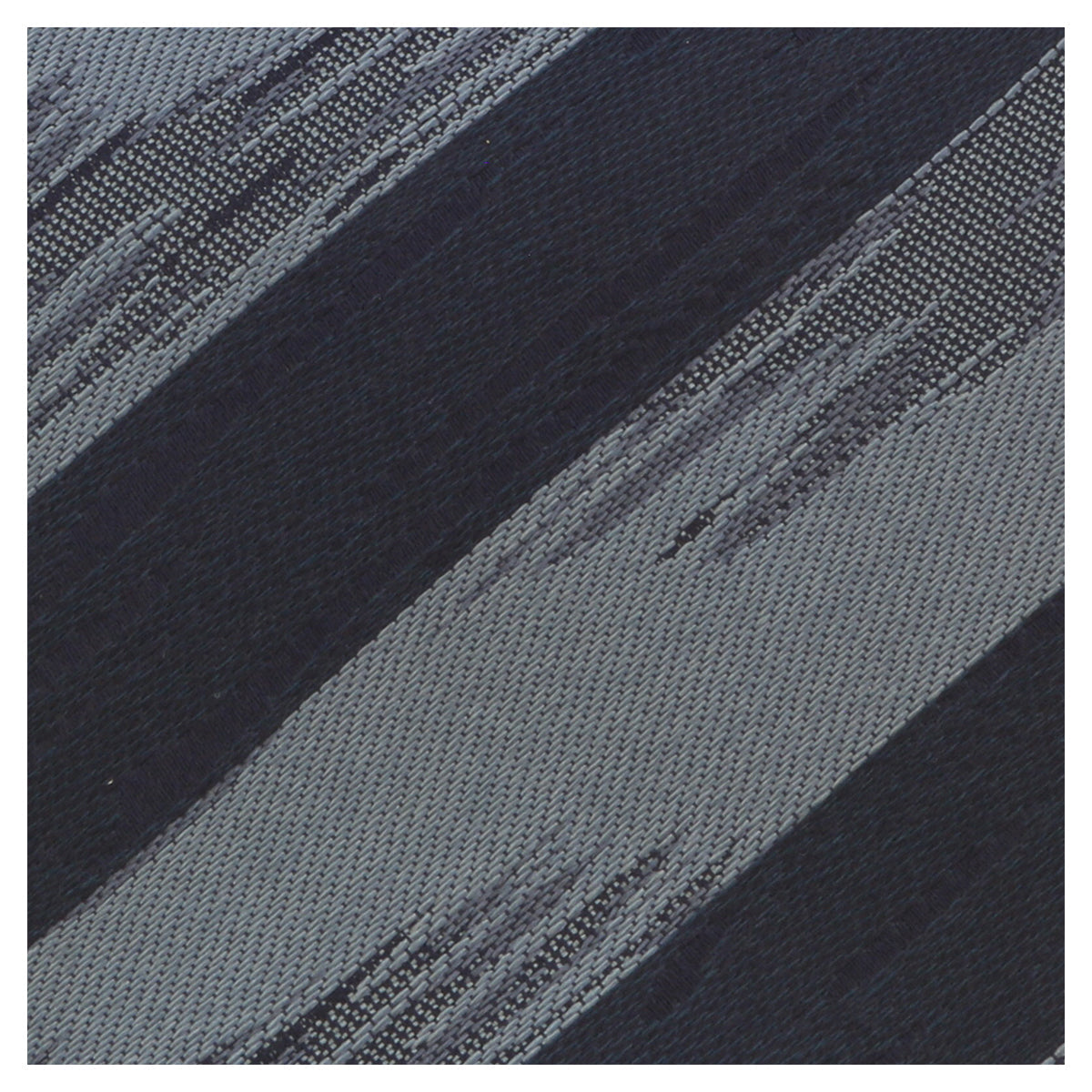 Missoni U5468 Black/Gray Regimental 100% Silk Tie