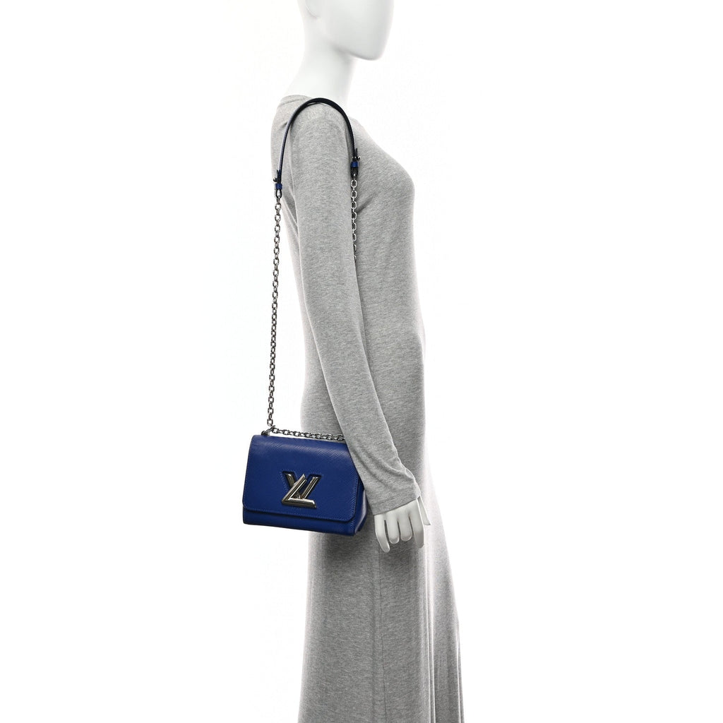 Epi Twist Shoulder Bag PM Blueberry