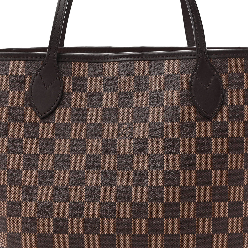 Damier Ebene Neo Neverfull MM Rose Ballerine