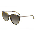 Lacoste Sunglasses Cat Eye Full Rim, Havana/Gold Frame and Grey Gradient Lens L928S214