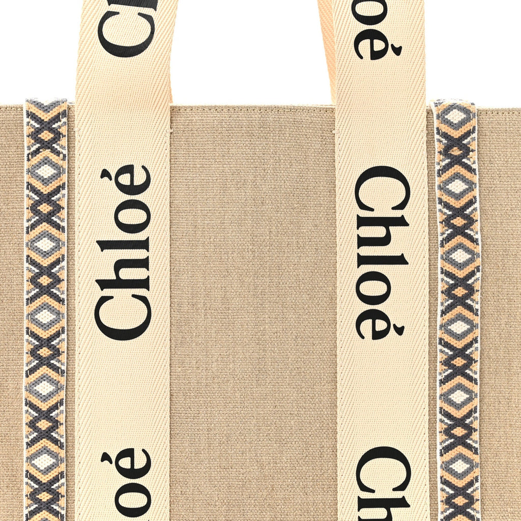 Cotton Medium Woody Ribbon Tote Slate Green