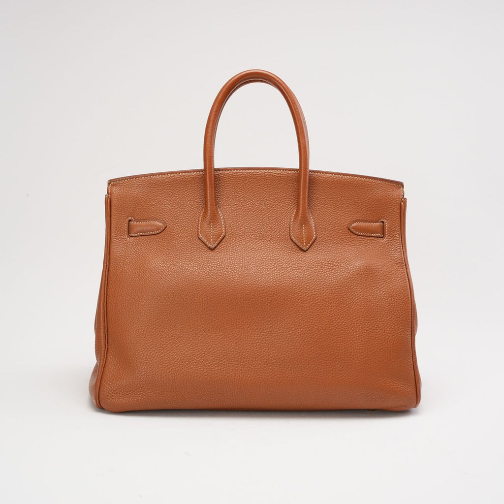 Hermes Birkin 35 Togo Golden Bag 2000