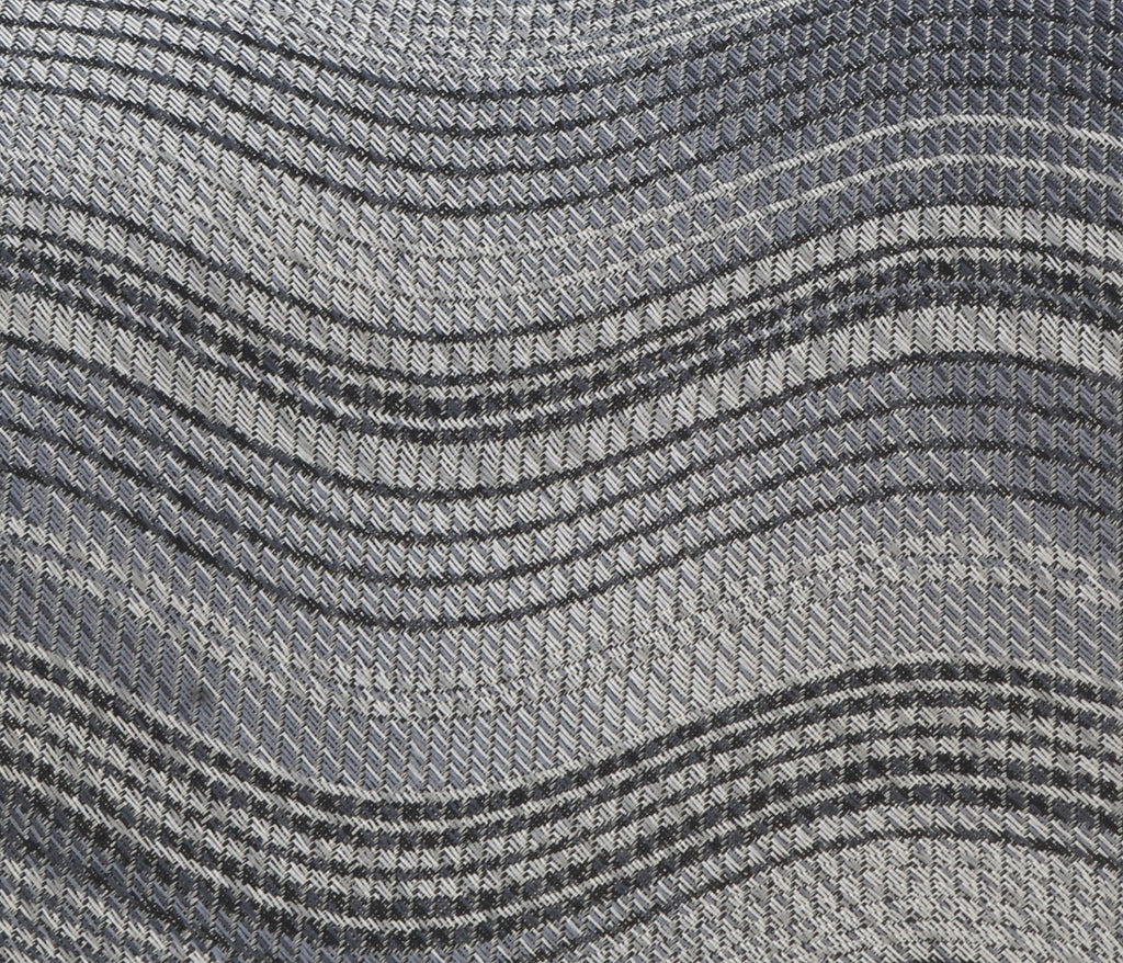 Missoni U1337 Silver/Gray Pencil 100% Silk Tie
