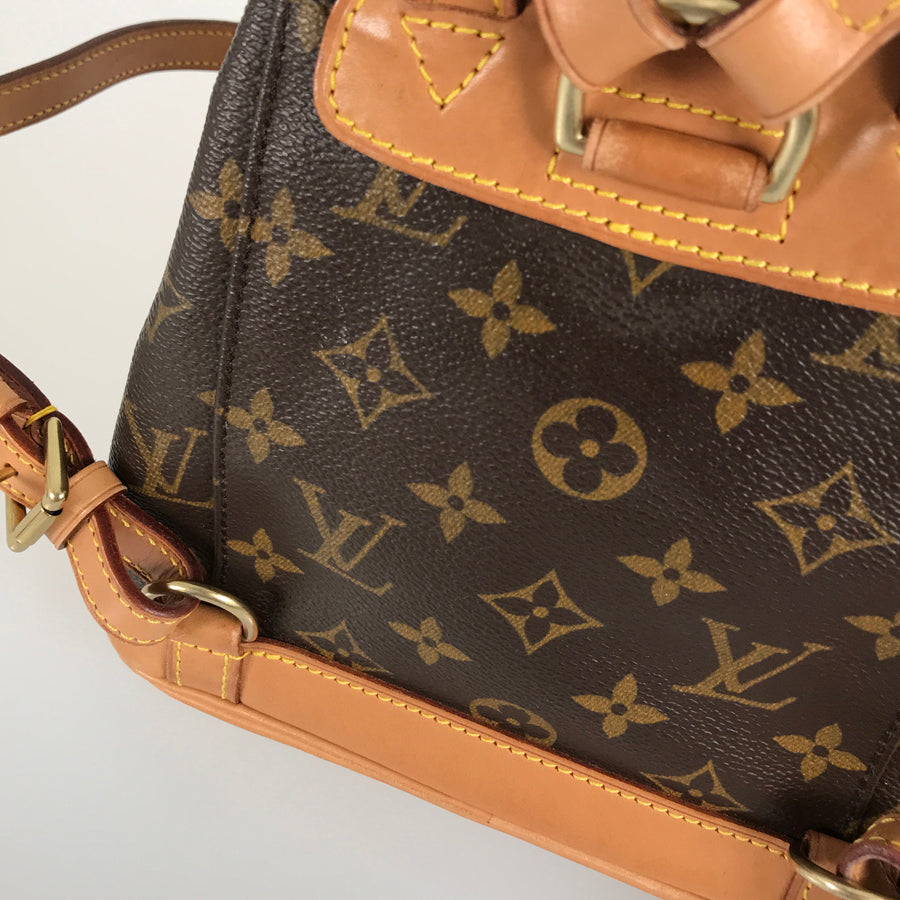 LOUIS VUITTON Monogram Mini Montsouris M51137 Backpack