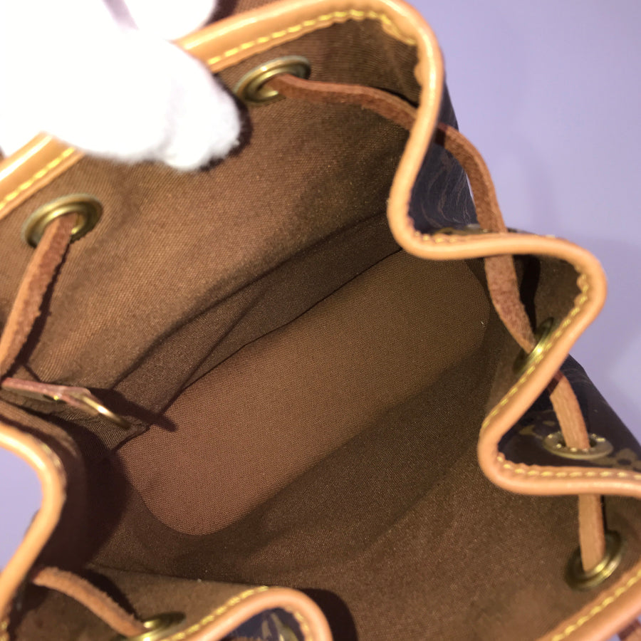 LOUIS VUITTON Monogram Mini Montsouris M51137 Backpack