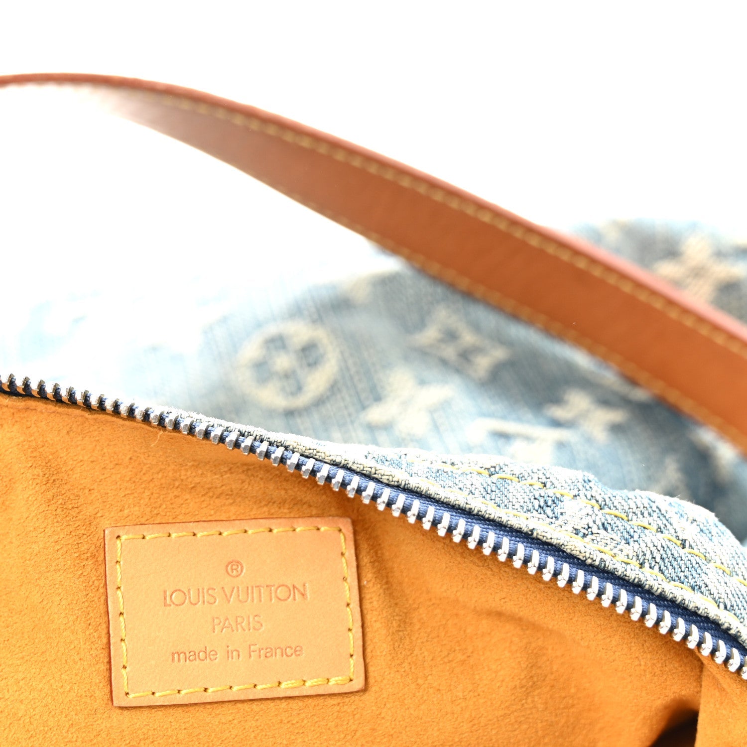 Monogram Denim Baggy PM Blue