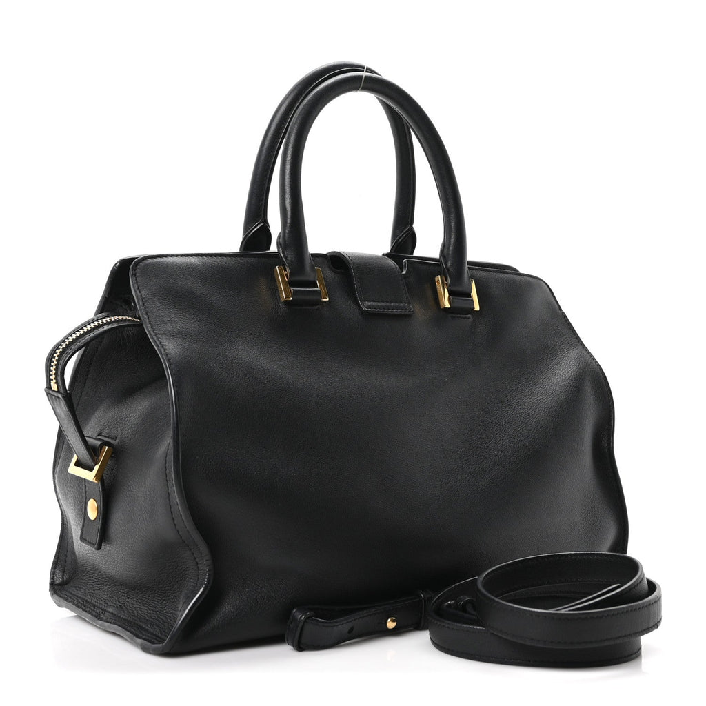 Calfskin Small Classic Y Cabas Black