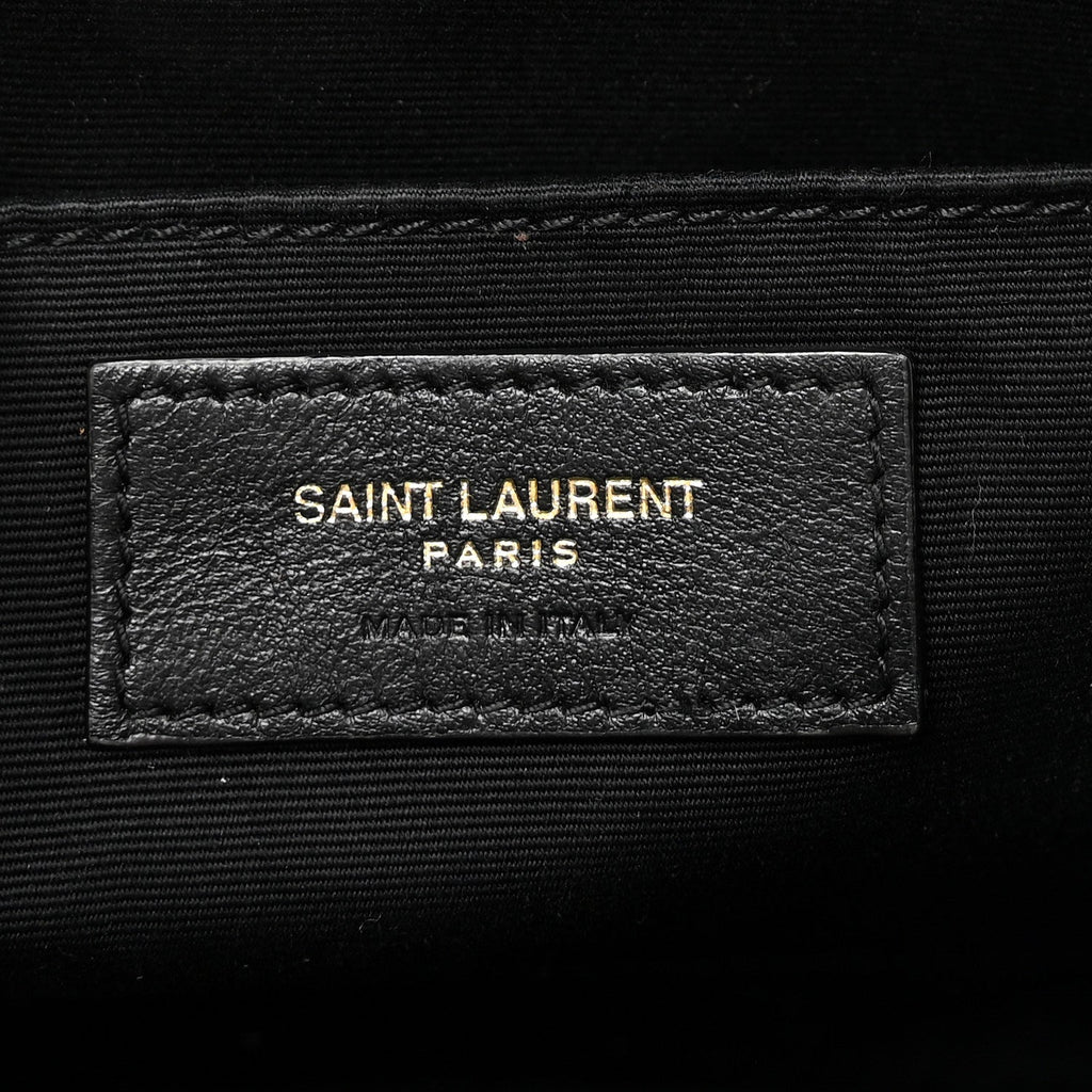 Suede Matelasse Monogram Lou Camera Bag Cinnamon