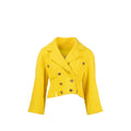 Chanel Size 40 22S Tweed Jacket Yellow