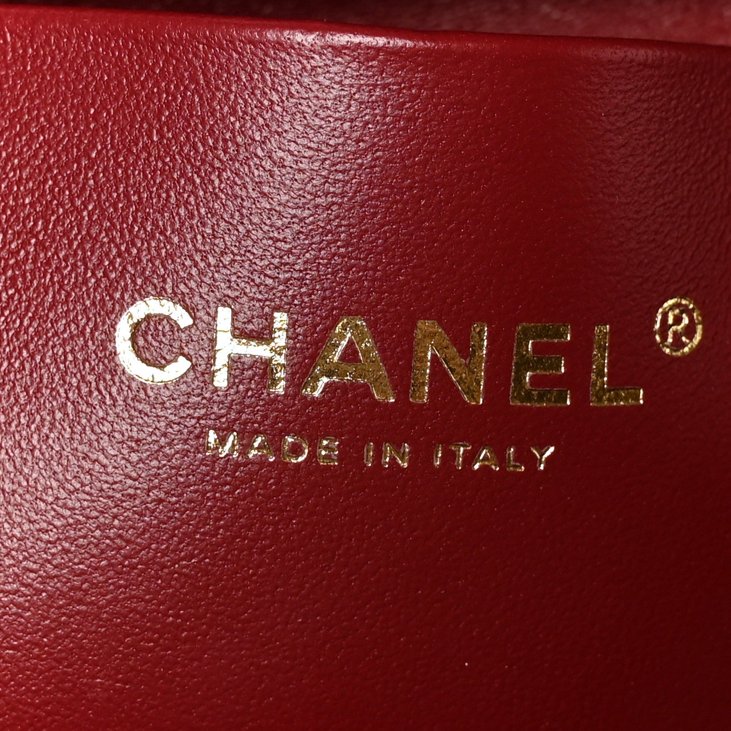 Calfskin Crocodile Embossed Turn Around Mini Flap Burgundy