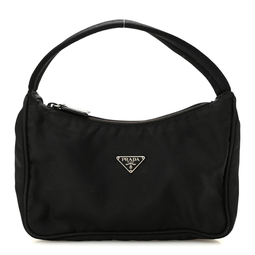 Tessuto Nylon Sport Mini Shoulder Bag Black