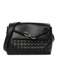 Calfskin Intrecciato Small Andiamo Messenger Bag Nocturnal