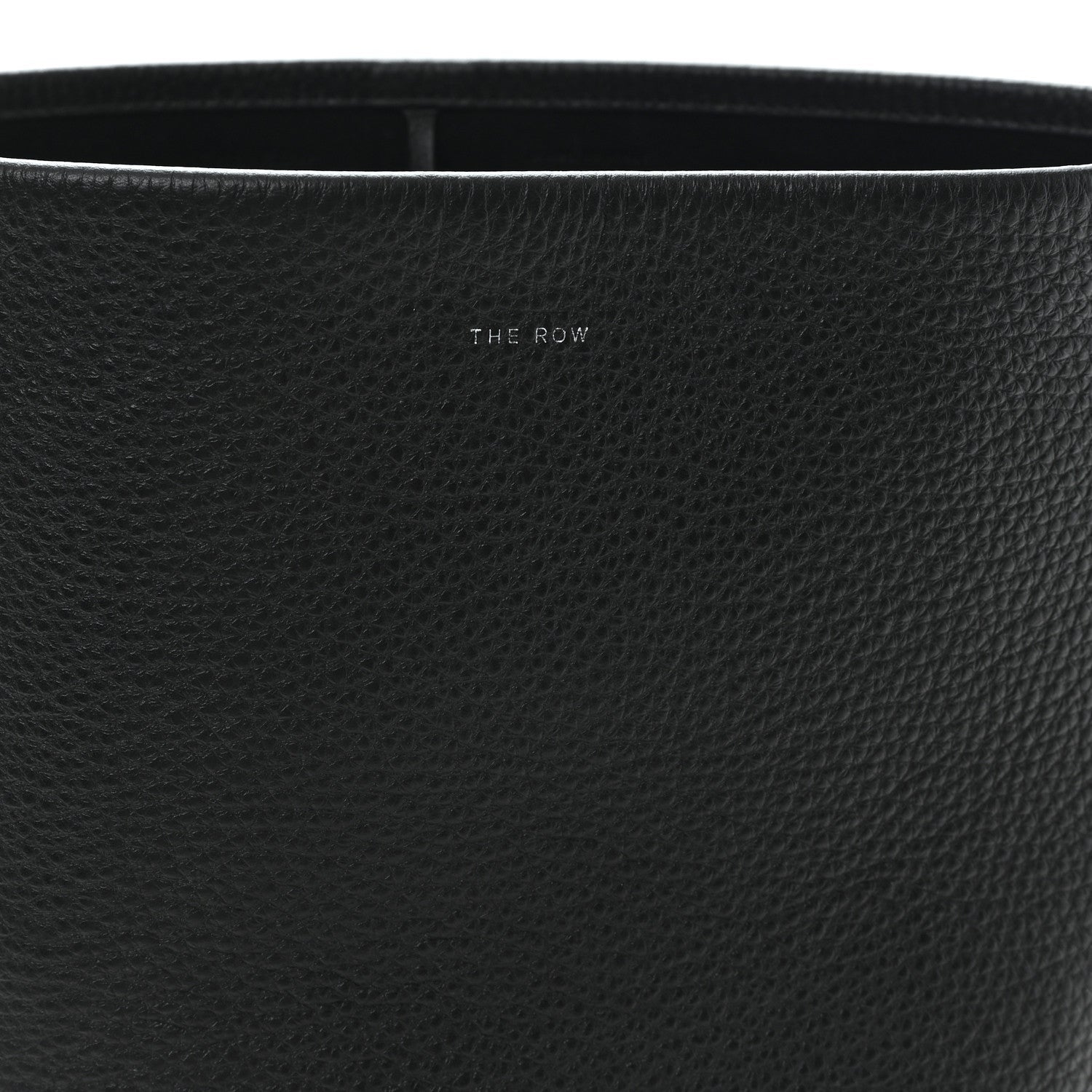 Grained Calfskin Medium N/S Park Tote Black
