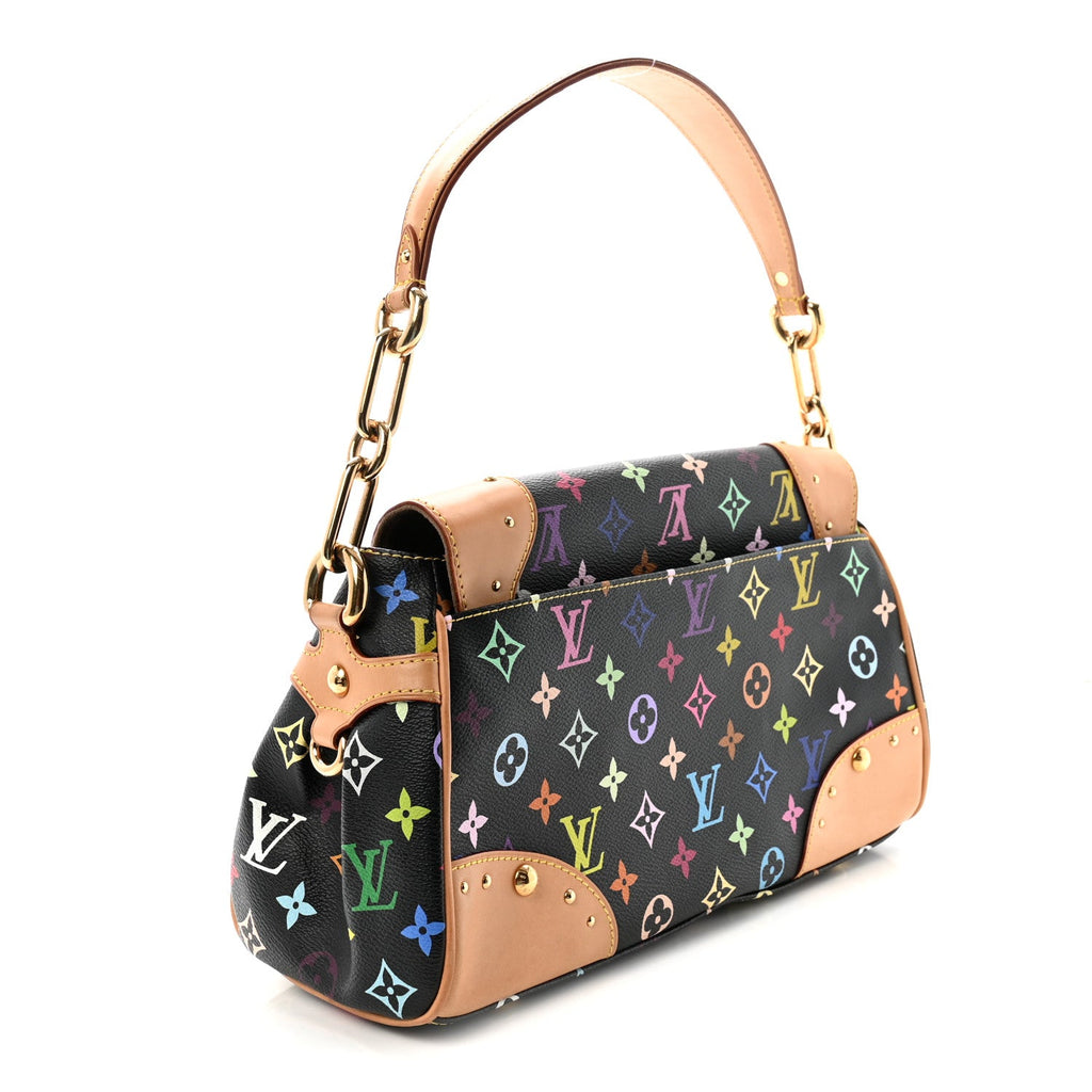 Monogram Multicolor Beverly MM Black