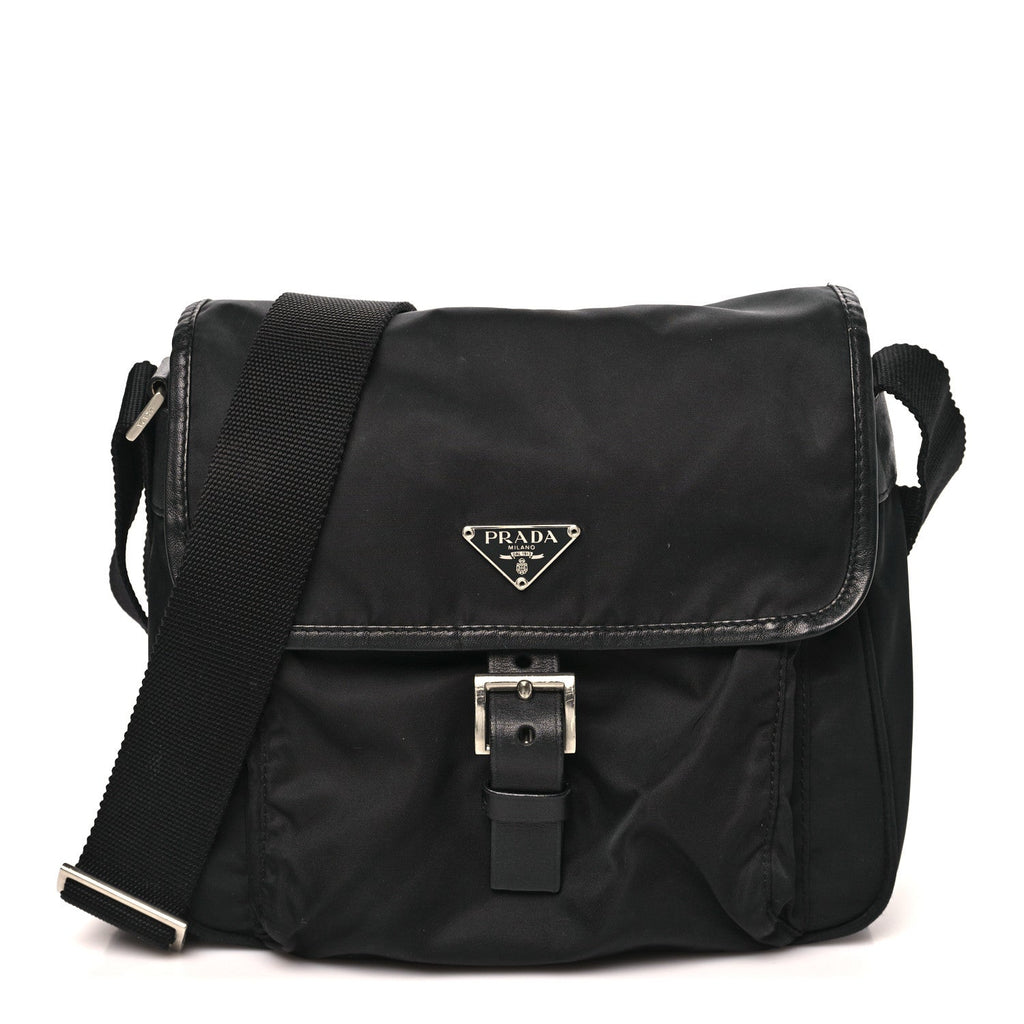 Nylon Vela Messenger Black