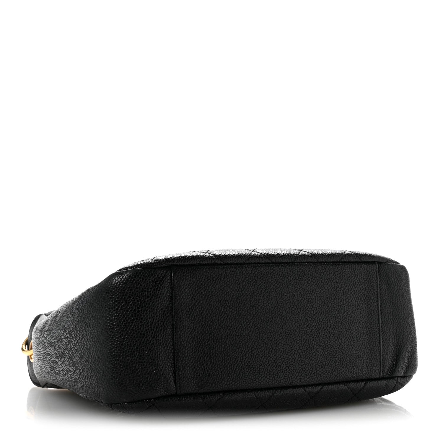 Caviar Quilted Timeless CC Shoulder Bag Black