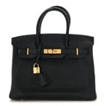 Togo Birkin 30 Black