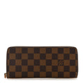 Damier Ebene Clemence Wallet Cherry