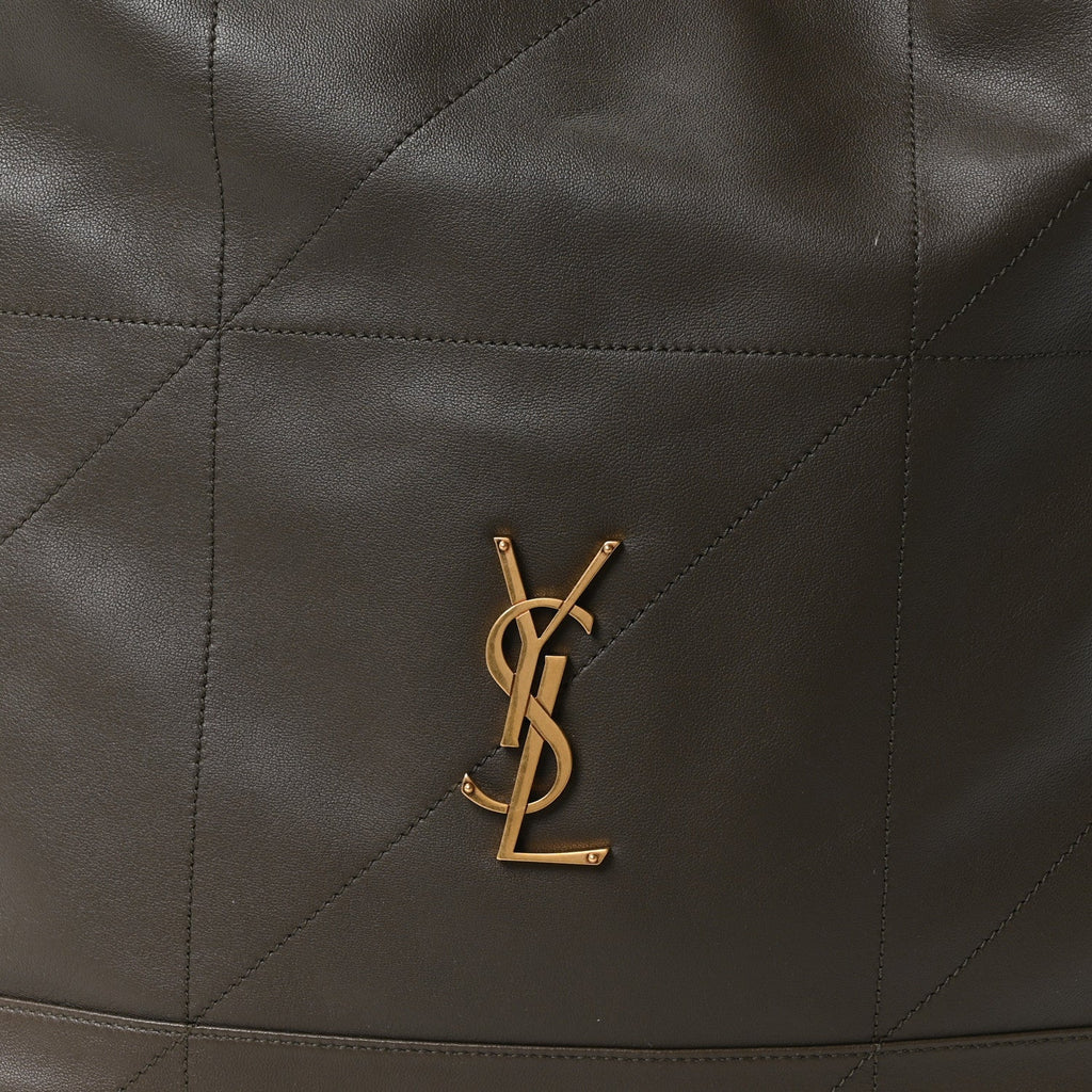 Lambskin Matelasse Monogram Large Jamie 4.3 Light Musk