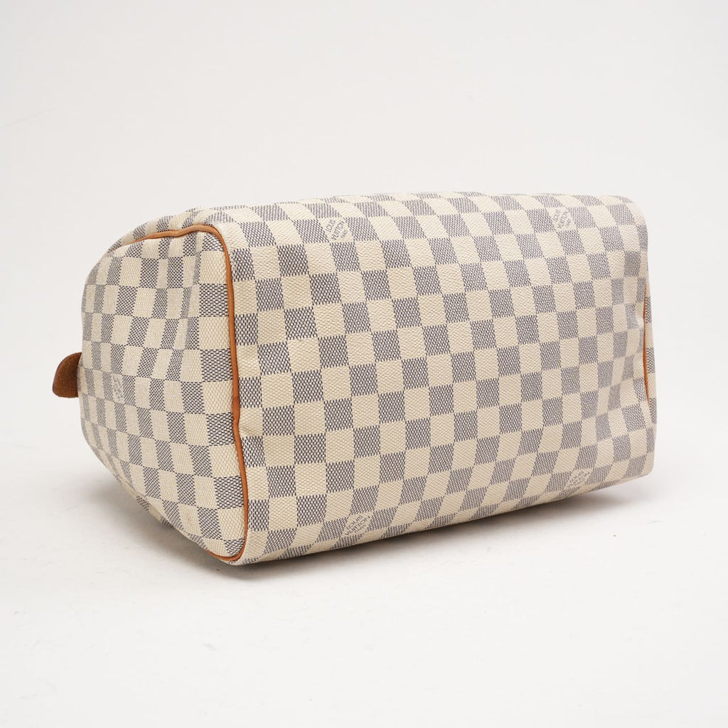 Louis Vuitton Damier Ebene Speedy 30 White 2010