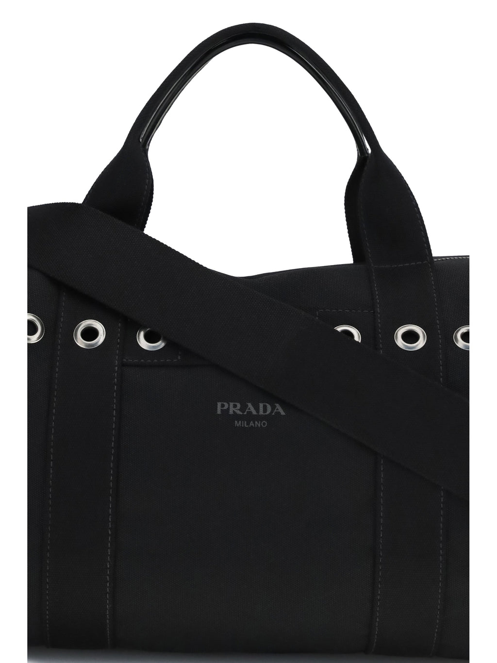Prada Men Canvas Travel Bag