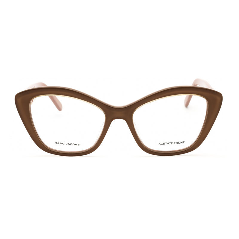 Marc Jacobs Eyeglasses Cat Eye Full Rim, Nude Beige Frame and Clear Demo Lenses Lens MARC8020DLN00