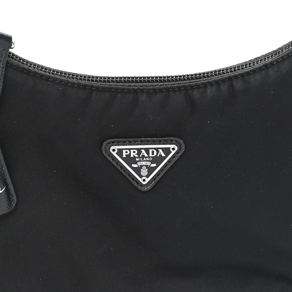 Tessuto Nylon Mini Re-Edition 2000 Bag Black