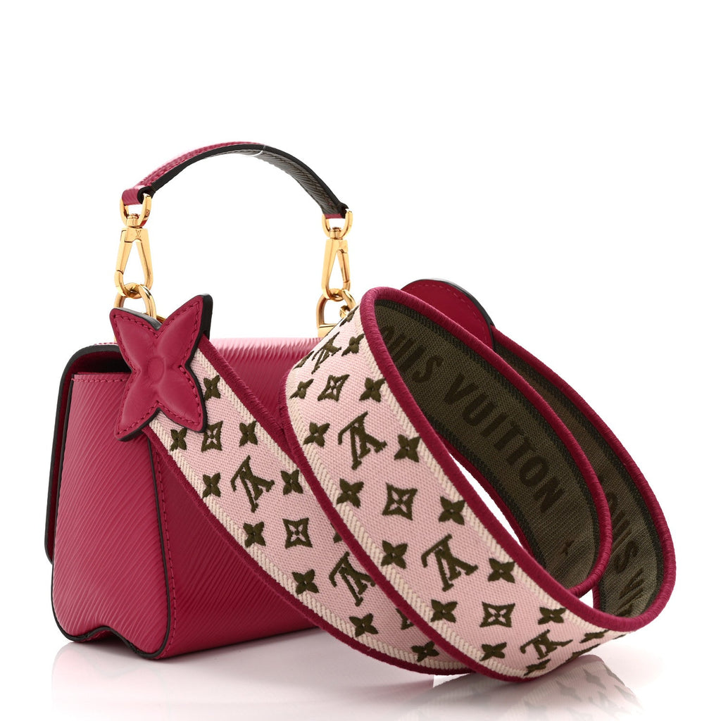 Epi Twist Shoulder Bag Mini Agathe Rose Pink