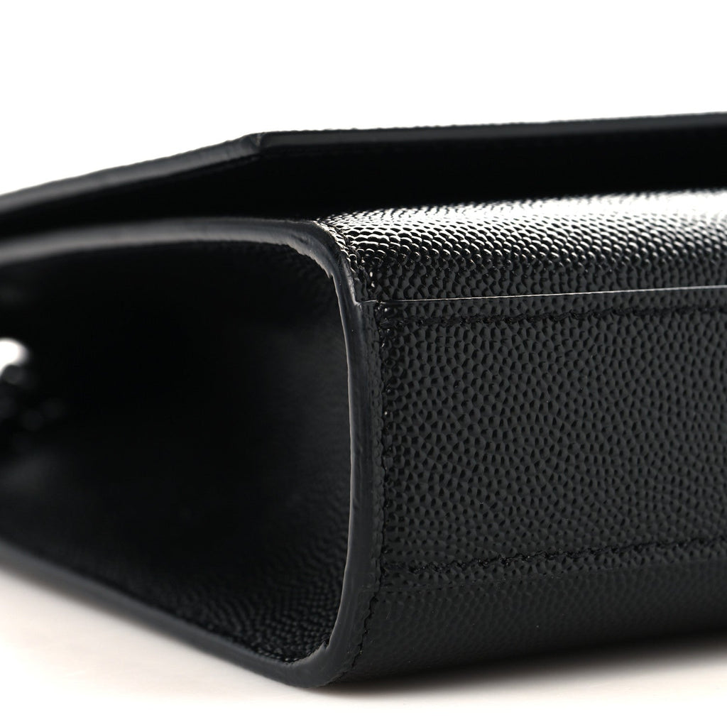 Grain De Poudre Medium Classic Monogram Monochrome Kate Satchel Black