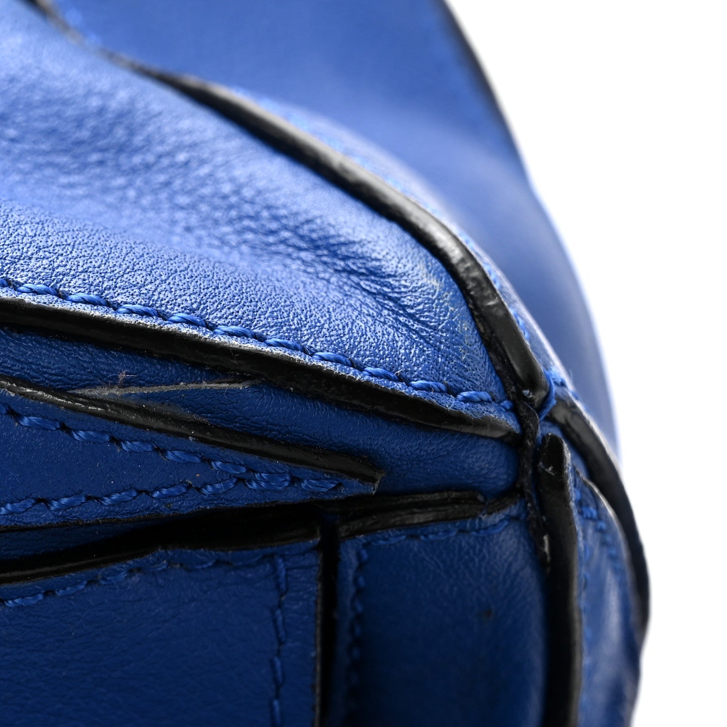 Calfskin Medium Puzzle Bag Electric Blue