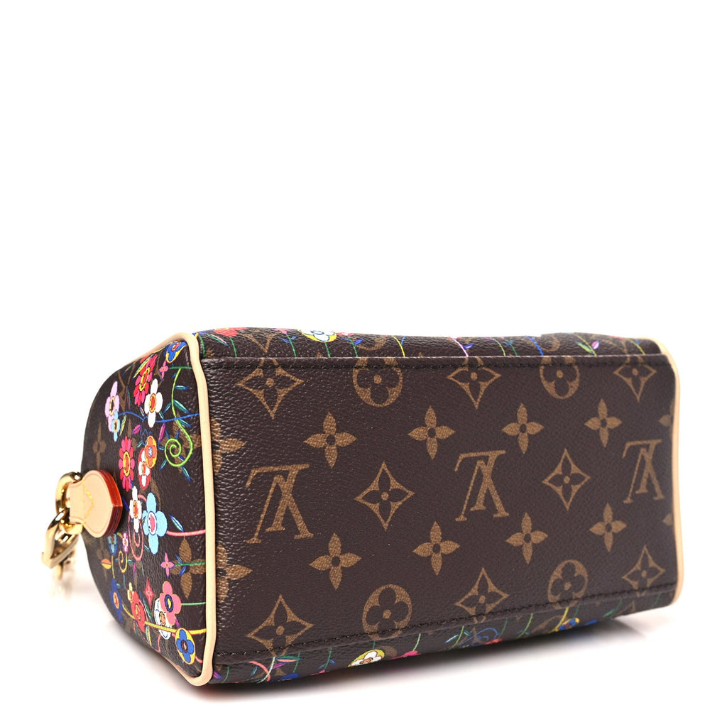 LV X TM Monogram Flowers Speedy Bandouliere 20